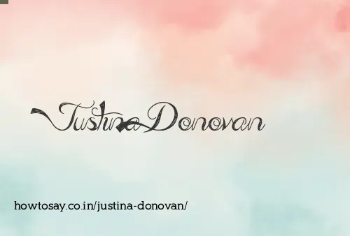 Justina Donovan