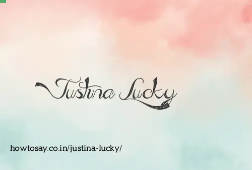 Justina Lucky