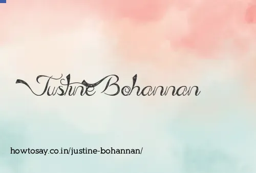 Justine Bohannan