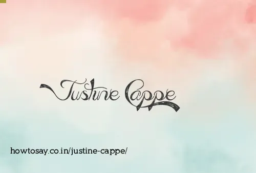 Justine Cappe