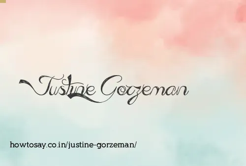 Justine Gorzeman