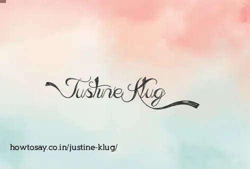 Justine Klug