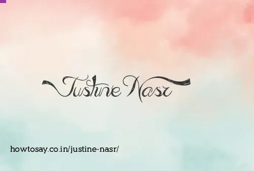 Justine Nasr