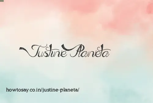 Justine Planeta