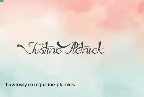 Justine Pletnick