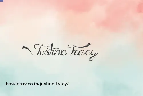 Justine Tracy