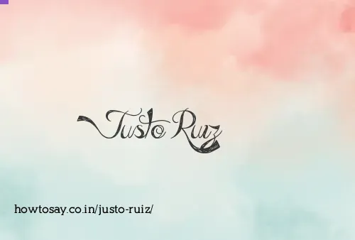 Justo Ruiz
