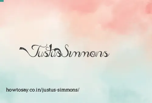 Justus Simmons