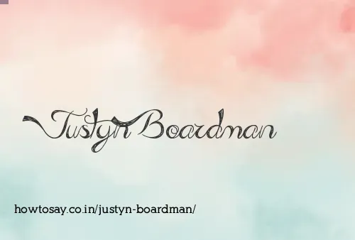 Justyn Boardman