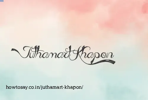 Juthamart Khapon