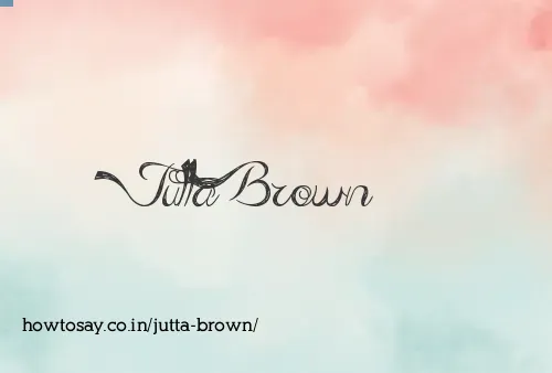 Jutta Brown
