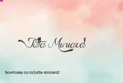 Jutta Miniard