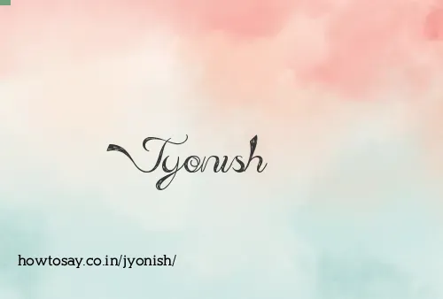 Jyonish