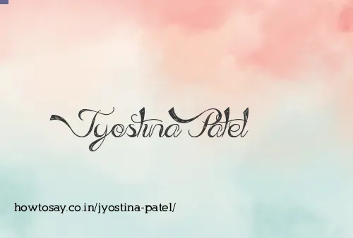 Jyostina Patel