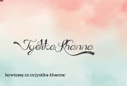 Jyotika Khanna