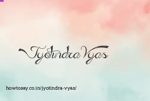 Jyotindra Vyas