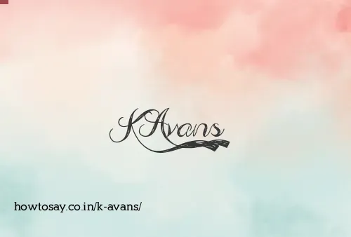 K Avans