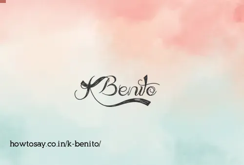 K Benito