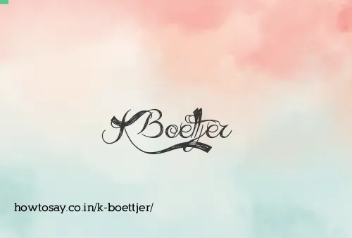 K Boettjer