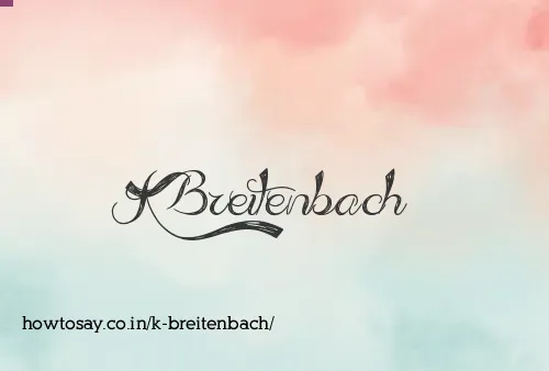 K Breitenbach