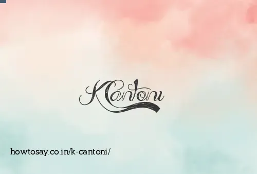 K Cantoni