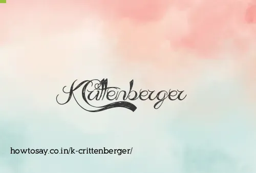 K Crittenberger