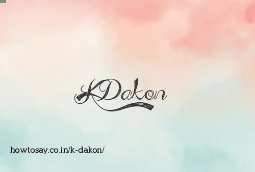 K Dakon