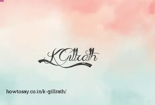 K Gillrath