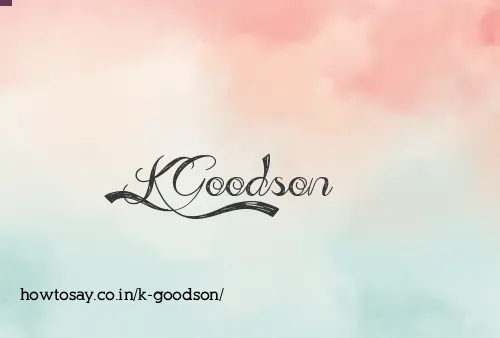 K Goodson