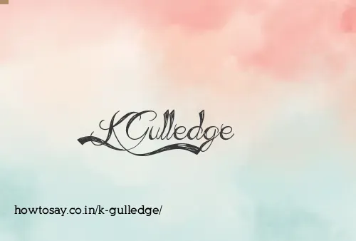 K Gulledge