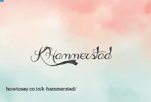 K Hammerstad