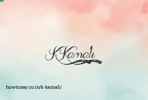 K Kamali