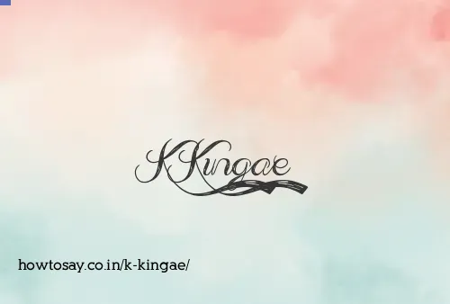 K Kingae