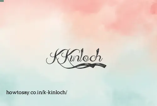 K Kinloch