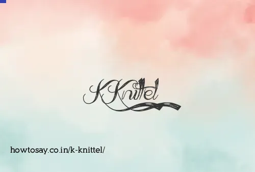 K Knittel