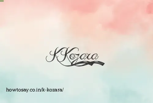 K Kozara