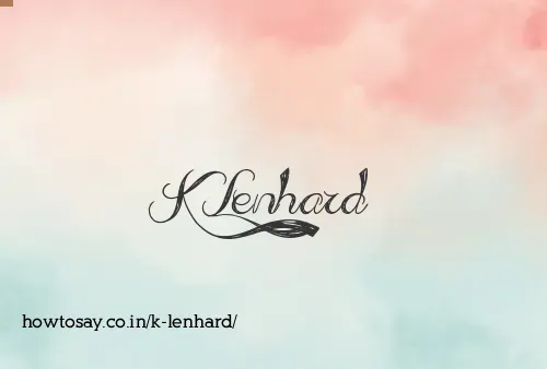 K Lenhard