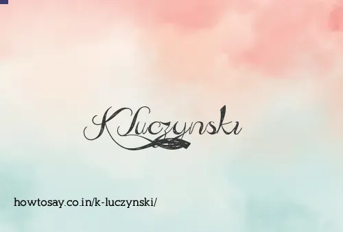 K Luczynski