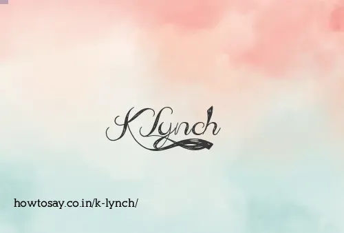 K Lynch