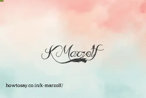 K Marzolf