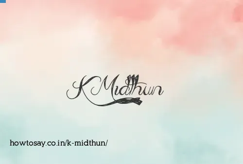 K Midthun