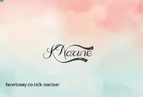 K Narine