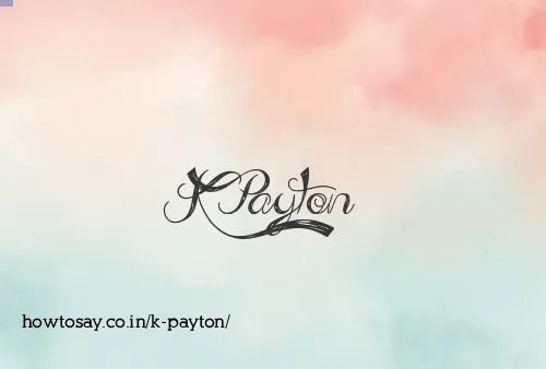 K Payton