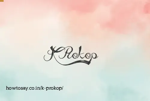 K Prokop