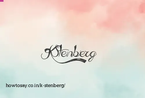 K Stenberg