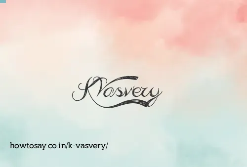 K Vasvery