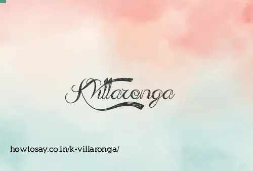 K Villaronga