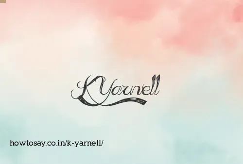 K Yarnell