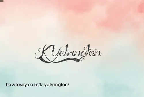 K Yelvington