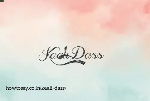 Kaali Dass